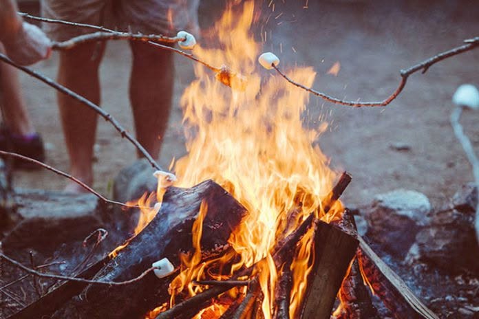 Campfire at The Kampground