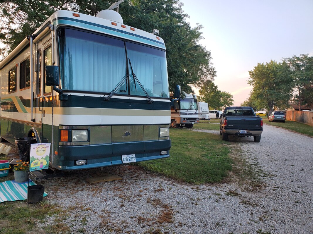RV sites at The Kampground